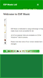 Mobile Screenshot of espmusic.co.uk